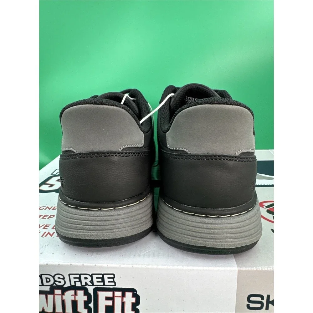 Skechers Hands Free Swift Fit Men’s 8.5 Black Waterproof Casual Lace Sneakers